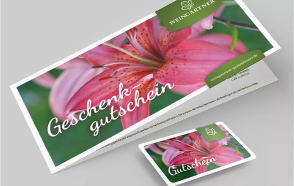 Karten-Geschenkgutschein