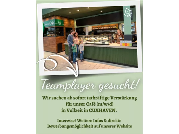 Unser Caféteam sucht Sie!