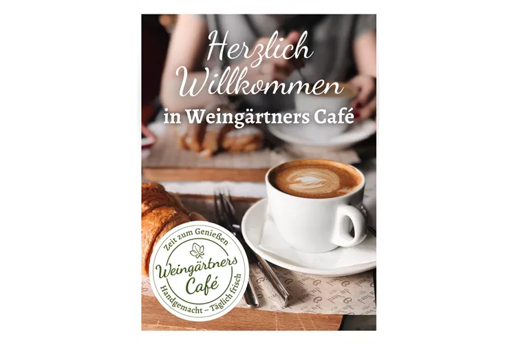 Speisekarte Café
